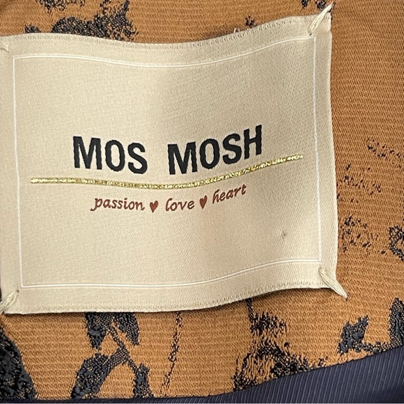 MOS MOSH  (Denmark) Jacquard Bine Kalia Blazer Jacket (US 10/M) - Picture 14 of 15